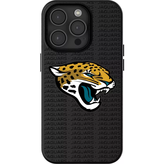 Keyscaper NFL Team Text Backdrop Case with MagSafe for iPhone 16 Pro Max - Jacksonville Jaguars