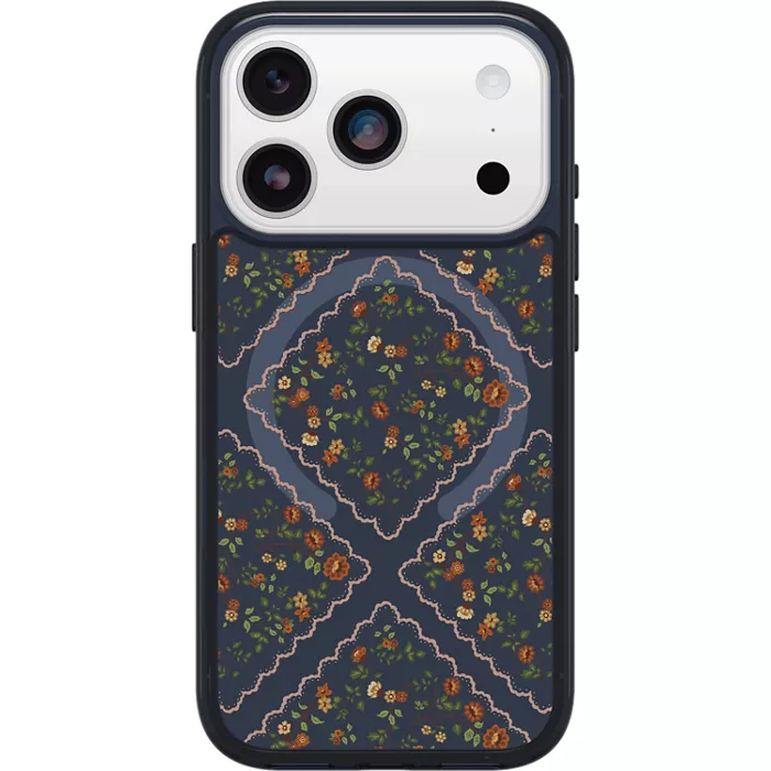 OtterBox Symmetry Series Clear Case with MagSafe for iPhone 17 Pro - Floral Romance
