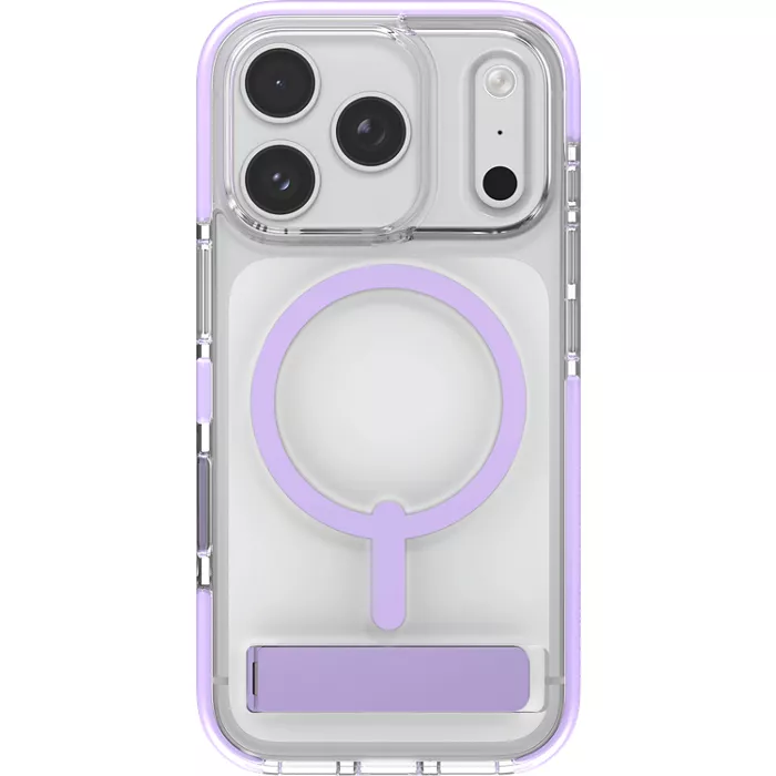 ZAGG Santa Cruz Snap Clear Kickstand Case with MagSafe for iPhone 17 Pro