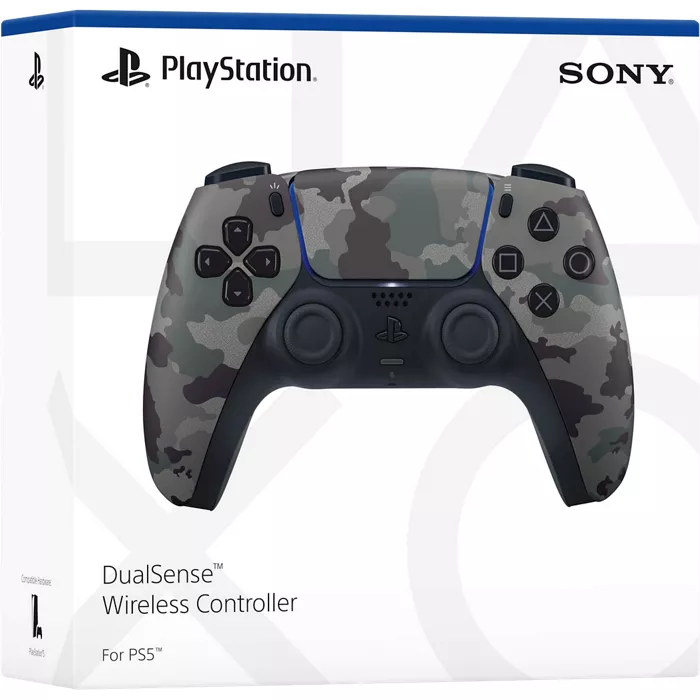 Sony DualSense Wireless Controller - Gray Camouflage