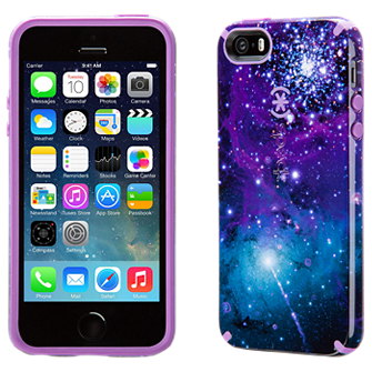Speck CandyShell Inked for iPhone 5/5s - Purple Galaxy
