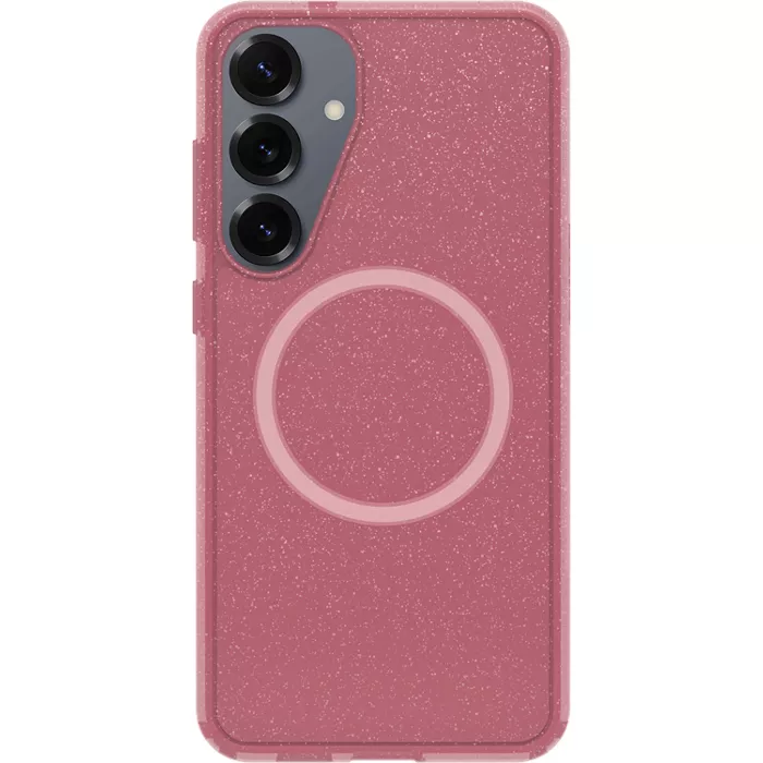OtterBox Symmetry Clear Case with Magnet for Galaxy S25 Plus - Foxberry Pink