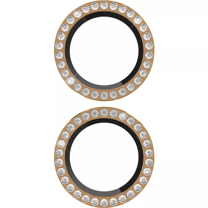 kate spade new york Aluminum Ring Lens Protectors for iPhone 17 - Set In Stone Gold