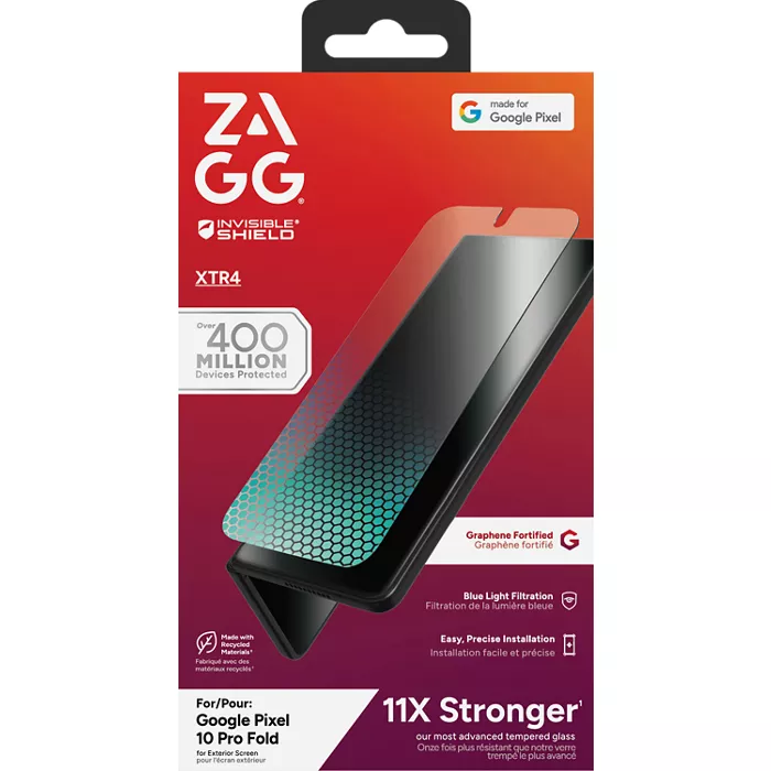 ZAGG InvisibleShield Glass XTR4 Screen Protector for Pixel 10 Pro Fold