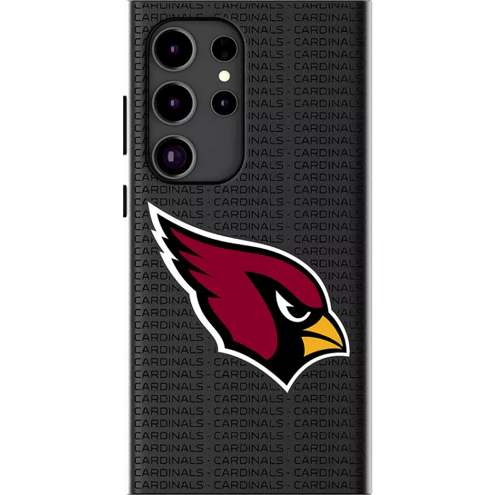 Keyscaper NFL Team Text Backdrop Case with Magnet for Galaxy S25 Ultra - Arizona Cardinals
