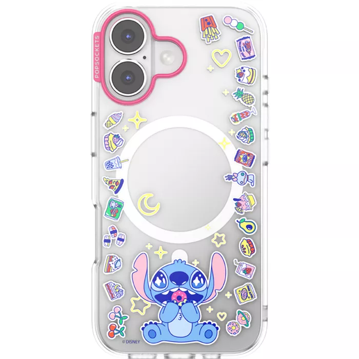 PopSockets Case with MagSafe for iPhone 17 - Disney Stitch Snack Attack