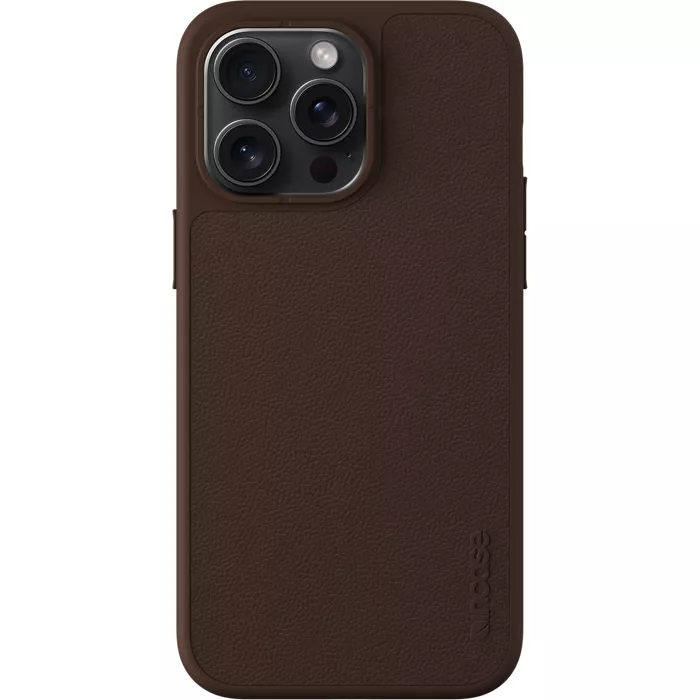 Incase ICON Mobile Case with Pebbled Leather with MagSafe for iPhone 15 Pro Max