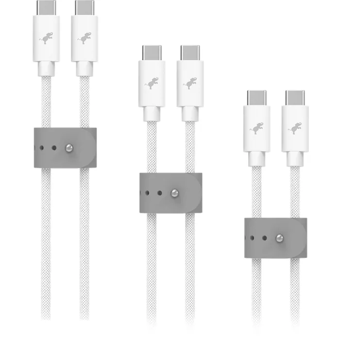 Nimble PowerKnit Flex (3 Pack) USB-C to C Cables (1m, 2m, 3m)