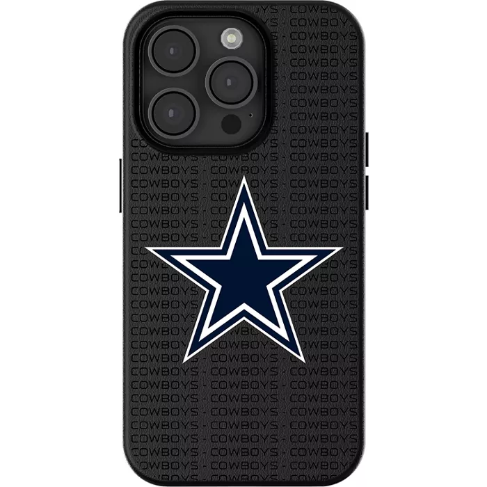 Keyscaper NFL Team Text Backdrop Case with MagSafe for iPhone 16 Pro Max - Dallas Cowboys