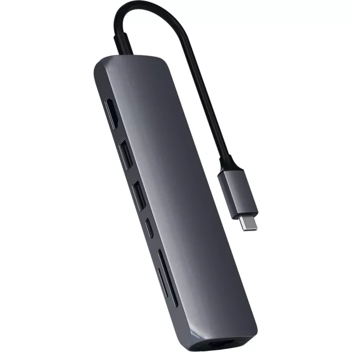 Satechi USB-C Slim Multiport with Ethernet Adapter