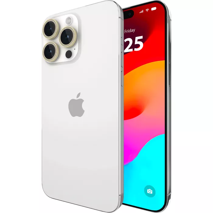 Elizabeth James Aluminum Ring Lens Screen Protector for iPhone 15 Pro and iPhone 15 Pro Max