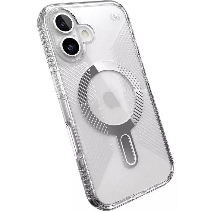 Speck Presidio Perfect Clear Grip Case with MagSafe for iPhone 16