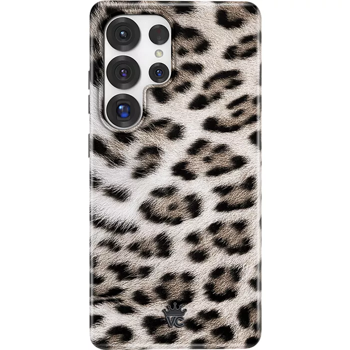 Velvet Caviar Case with Magnet for Galaxy S25 Ultra - Arctic Leopard