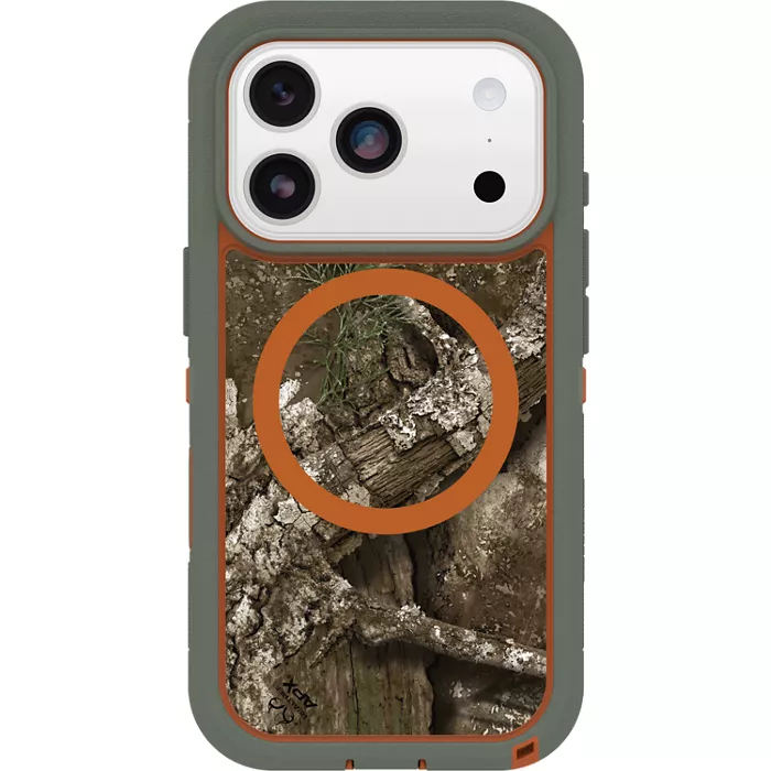 OtterBox Defender Series XT Pro Clear Case with MagSafe for iPhone 17 Pro - RealTree APX