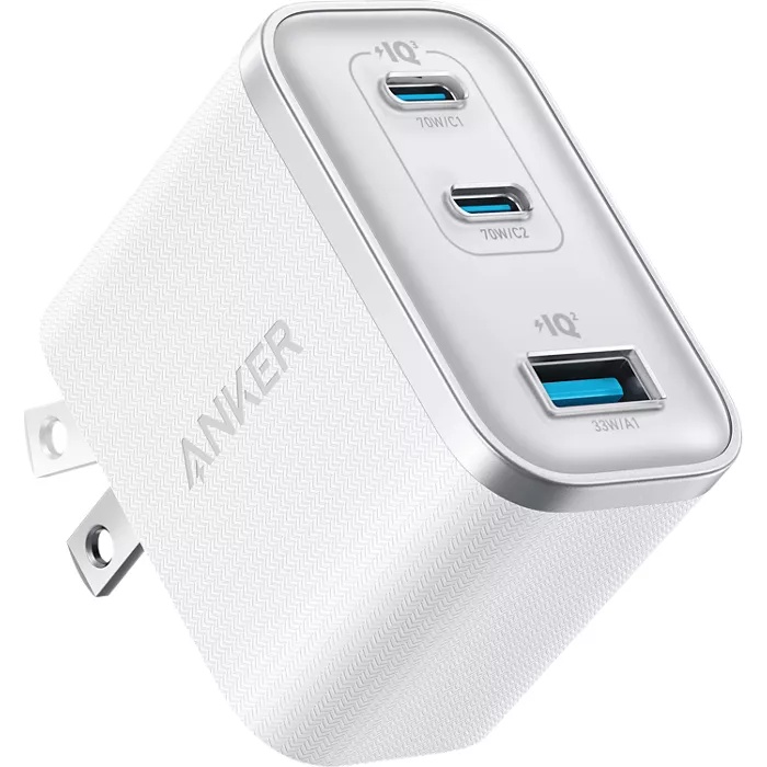 Anker Nano 70W 3-Port GaN Wall Charger