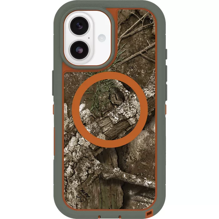 OtterBox Defender Series XT Pro Clear Case with MagSafe for iPhone 17 - RealTree APX