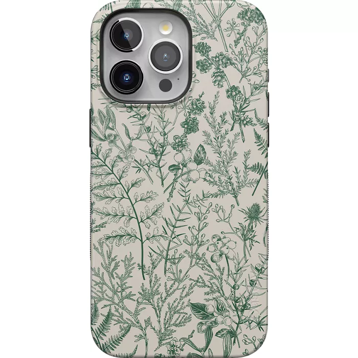 Casely Sage Garden Green Floral Case with MagSafe for iPhone 16 Pro Max