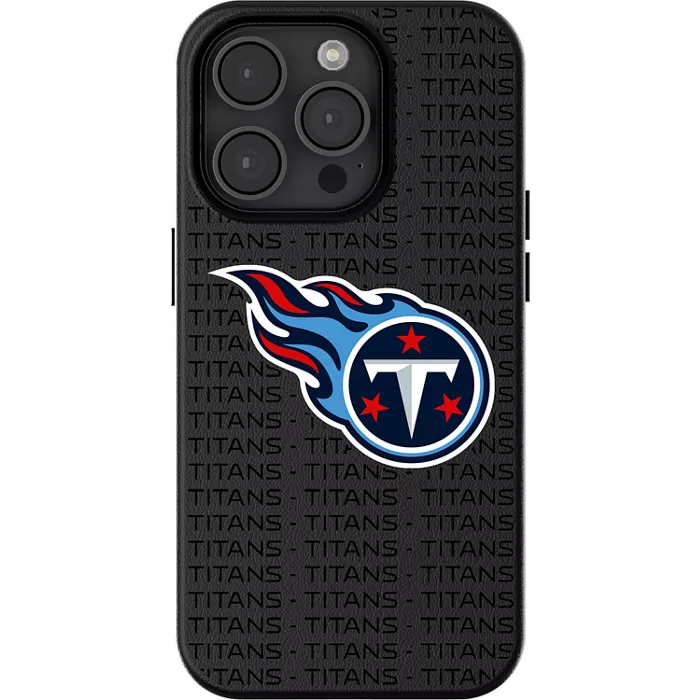 Keyscaper NFL Team Text Backdrop Case with MagSafe for iPhone 16 Pro Max - Tennessee Titans
