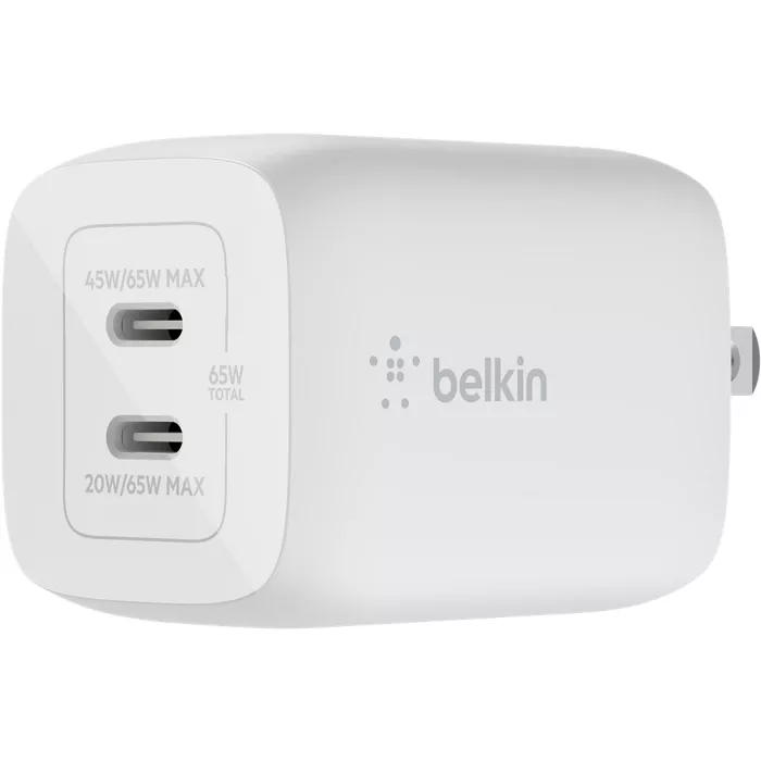 Belkin BoostCharge Pro Dual USB-C Wall Charger 65W