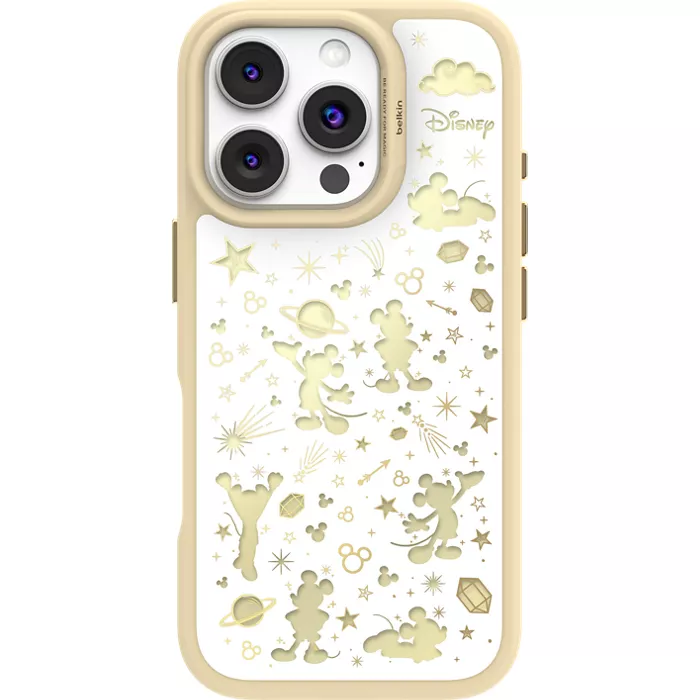 Belkin Disney White Star Mickey SheerForce Case with MagSafe for iPhone 16 Pro Max