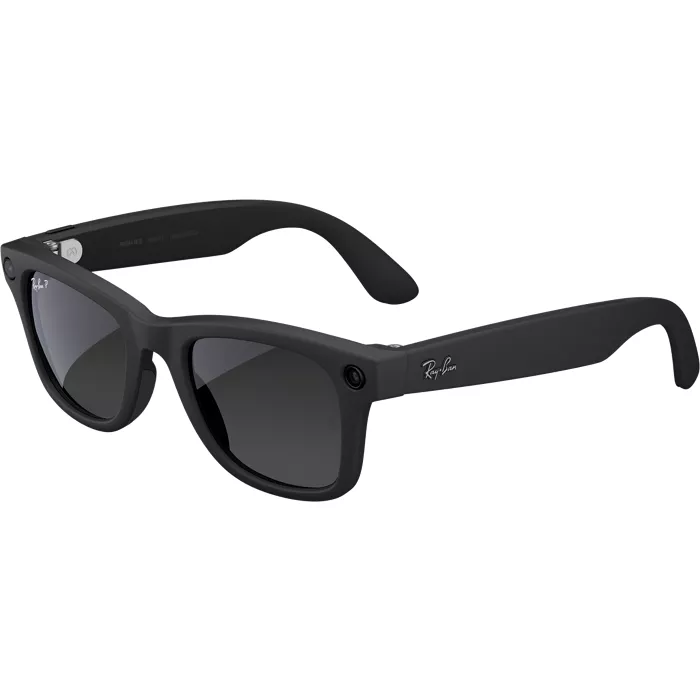 Ray-Ban Meta Wayfarer Large (Gen 2) – Matte Black/Polarized Gradient Graphite