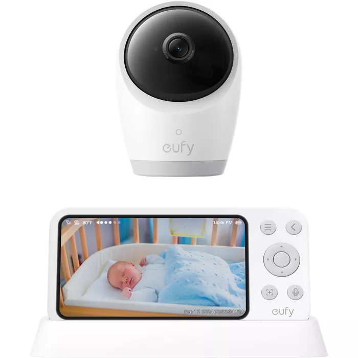 eufy E21 Baby Monitor with 4K Camera and Charging Base