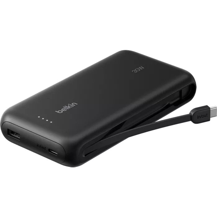 Belkin 20K Power Bank with Built-In Cable for Nintendo Switch 2