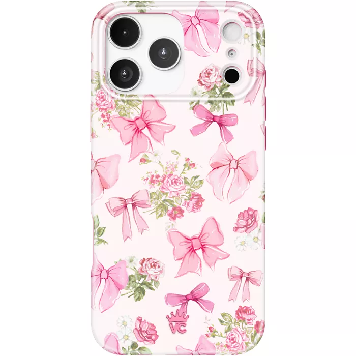 Velvet Caviar Case with MagSafe for iPhone 17 Pro Max - Posie Pink Bow