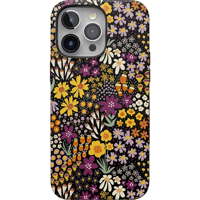 Casely Falling For You Plum Floral Case with MagSafe for iPhone 16 Pro Max