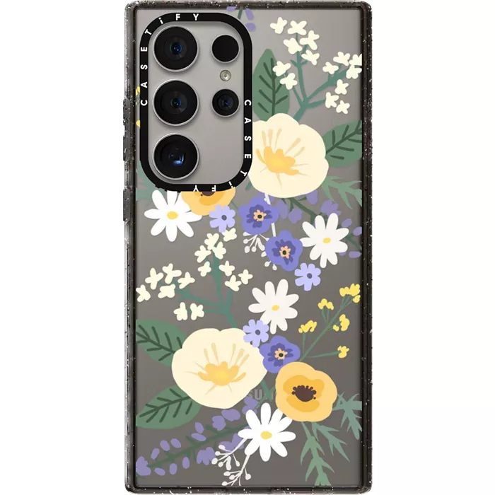 CASETiFY Impact Case for Galaxy S24 Ultra - Violet Floral Mix