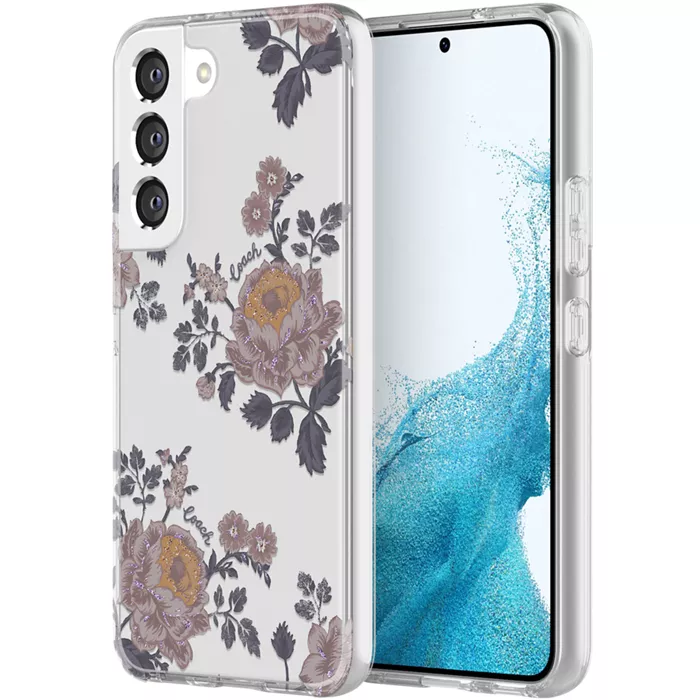 Coach Protective Case for Galaxy S22 - Moody Floral