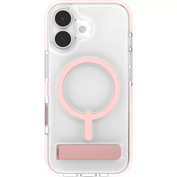 ZAGG Santa Cruz Snap Clear Kickstand Case with MagSafe for iPhone 17