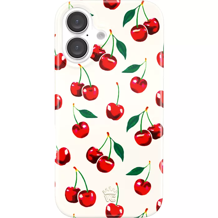 Velvet Caviar Cherry Case with MagSafe for iPhone 16 - Mon Cheri