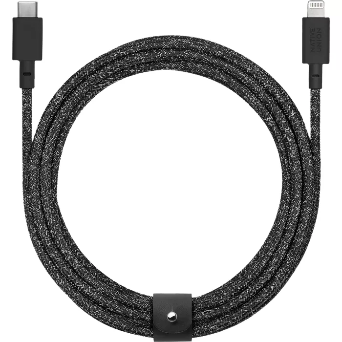 Native Union Belt Cable XL,10ft - USB-C to Lightning