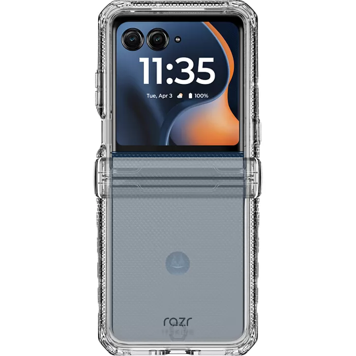 ITSKINS Hybrid R Clear Case for moto razr 2025