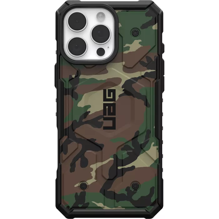 UAG Pathfinder SE Case with MagSafe for iPhone 16 Pro Max - Woodland Camo