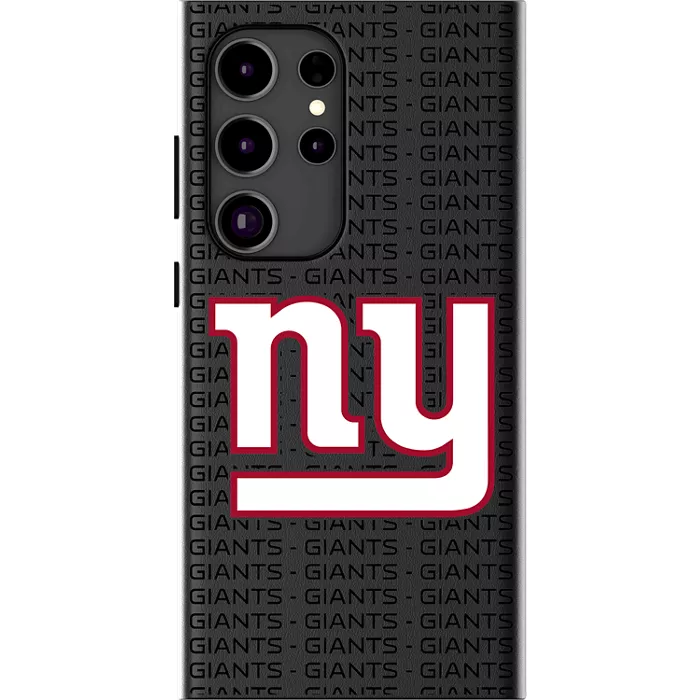 Keyscaper NFL Team Text Backdrop Case with Magnet for Galaxy S25 Ultra - New York Giants