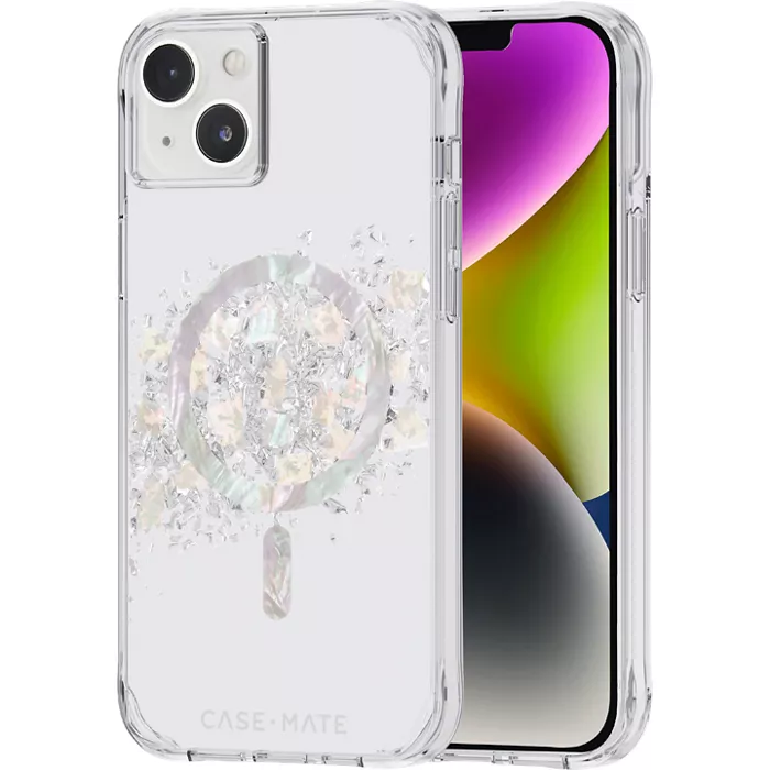 Case-Mate Karat Case with MagSafe for iPhone 14 Plus - A Touch of Pearl