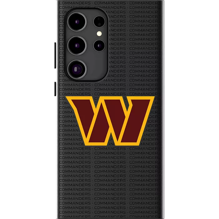 Keyscaper NFL Team Text Backdrop Case with Magnet for Galaxy S25 Ultra - Washington Commanders