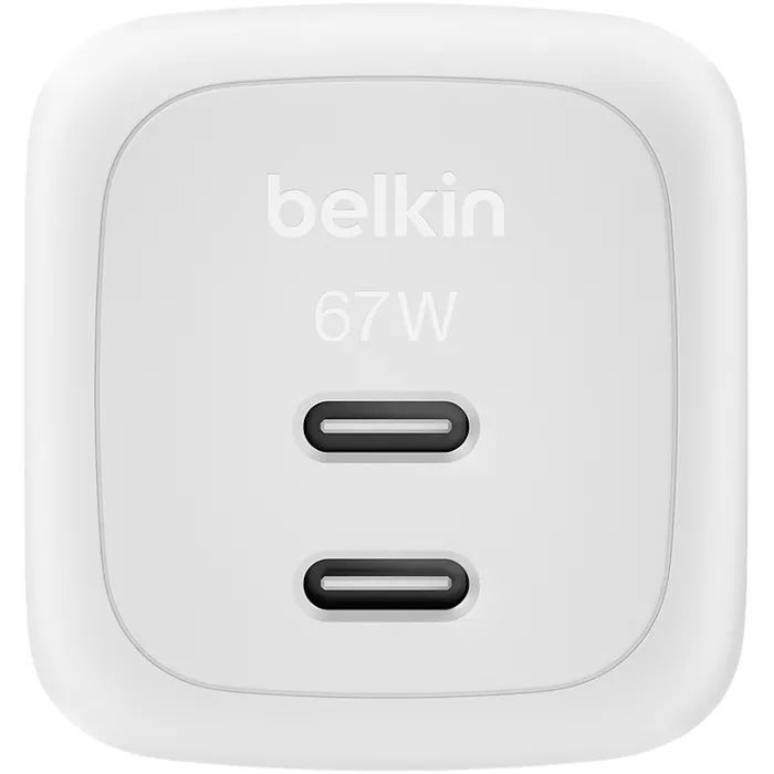 Belkin BoostCharge Pro Dual Port USB-C GaN Wall Charger 67W