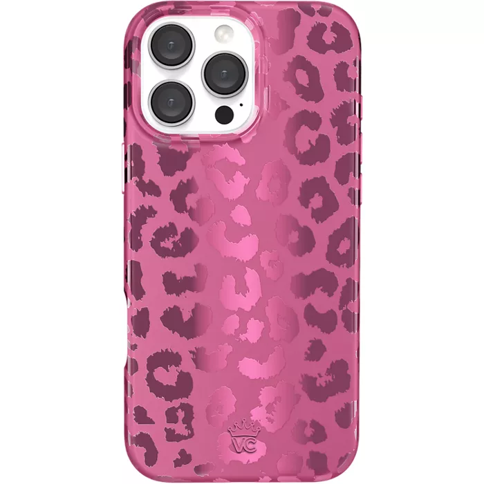 Velvet Caviar Leopard Case with Magsafe for Apple iPhone 16 Pro Max - Pink Ruby
