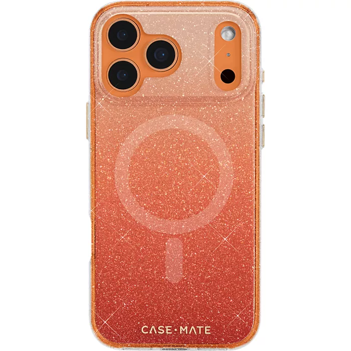 Case-Mate Twinkle Twilight Orange Ombre Case with MagSafe for iPhone 17 Pro Max