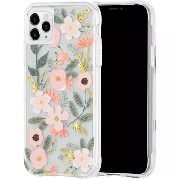 Case-Mate Rifle Paper Co. Eco Collection Case for iPhone 11 Pro - Clear Wildflowers