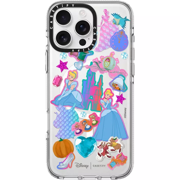 CASETiFY Clear Case with MagSafe for iPhone 16 Pro Max - Cinderella Stickermania