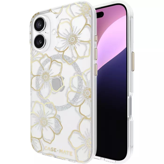 Case-Mate Floral Gems Case with MagSafe for iPhone 16