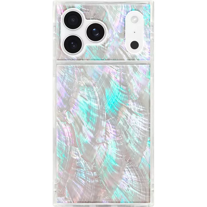 FLAUNT Square Case with MagSafe for iPhone 17 Pro Max - Mother of Pearl