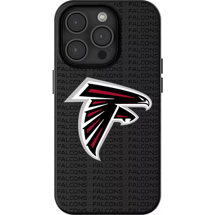 Keyscaper NFL Team Text Backdrop Case with MagSafe for iPhone 16 Pro Max - Atlanta Falcons