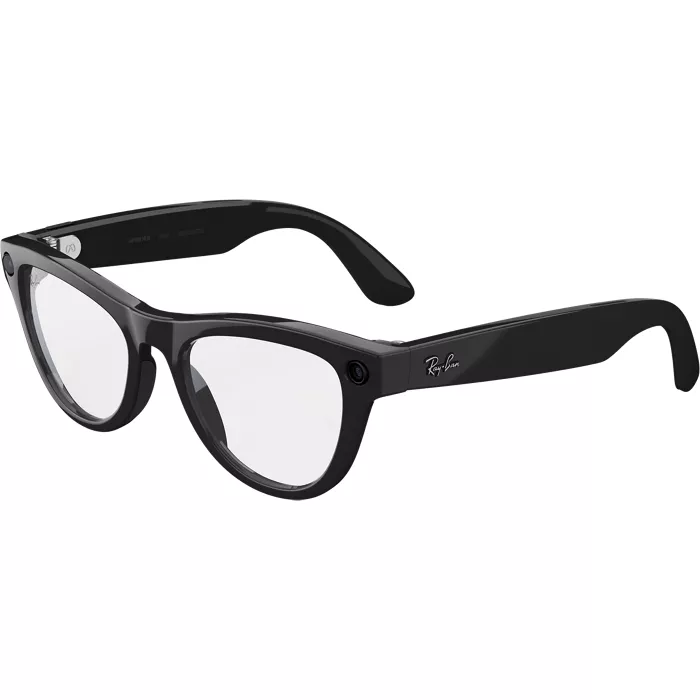 Ray-Ban Meta Skyler (Gen 2) – Shiny Black/Clear lenses