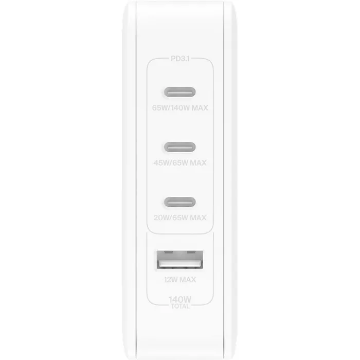 Belkin BoostCharge Pro 4 Port GaN Wall Charger PD 140W