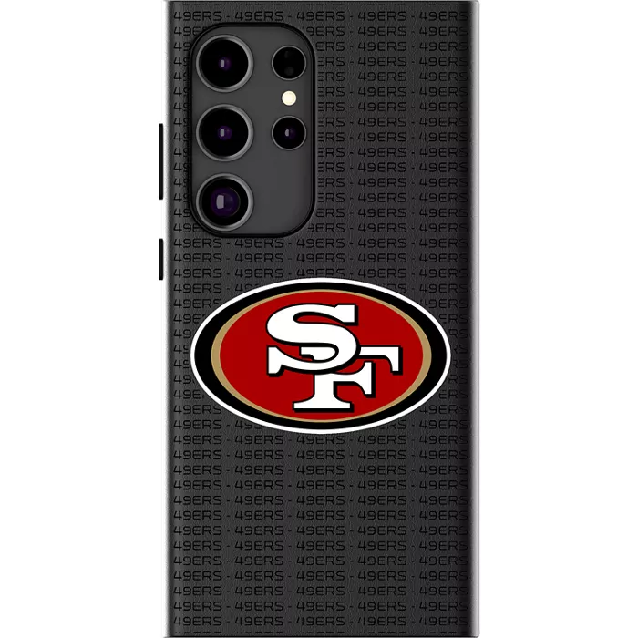 Keyscaper NFL Team Text Backdrop Case with Magnet for Galaxy S25 Ultra - San Francisco 49ers